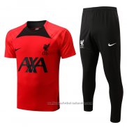 Chandal del Liverpool Manga Corta 22/23 Rojo