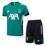 Chandal del Liverpool Manga Corta 25/26 Verde - Pantalon Corto