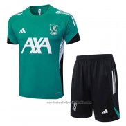 Chandal del Liverpool Manga Corta 25/26 Verde - Pantalon Corto