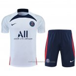 Chandal del Paris Saint-Germain Manga Corta 22/23 Blanco - Pantalon Corto