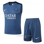 Chandal del Paris Saint-Germain Sin Mangas 25/26 Gris