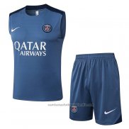 Chandal del Paris Saint-Germain Sin Mangas 25/26 Gris