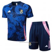 Chandal del Real Madrid Dragon Manga Corta 24/25 Azul - Pantalon Corto