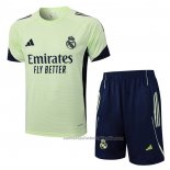 Chandal del Real Madrid Manga Corta 25/26 Verde - Pantalon Corto