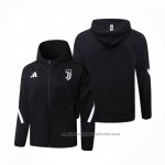 Chaqueta con Capucha del Juventus 25/26 Negro