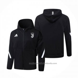 Chaqueta con Capucha del Juventus 25/26 Negro