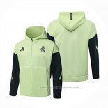 Chaqueta con Capucha del Real Madrid 25/26 Verde