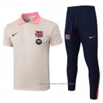 Conjunto Polo del Barcelona 25/26 Amarillo