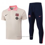 Conjunto Polo del Barcelona 25/26 Amarillo