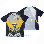 Tailandia Camiseta Brasil Jesus 2026 Gris Amarillo