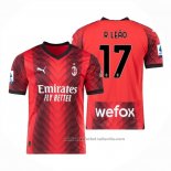 Camiseta AC Milan Jugador R.Leao 1ª 23/24