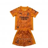 Camiseta AC Milan Portero Nino 25/26 Naranja