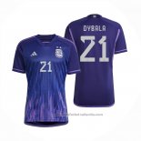 Camiseta Argentina Jugador Dybala 2ª 2022