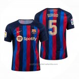 Camiseta Barcelona Jugador Sergio 1ª 22/23