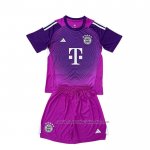 Camiseta Bayern Munich Portero Nino 25/26 Purpura