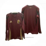 Camiseta Belgica 1ª Manga Larga 2024