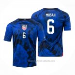 Camiseta Estados Unidos Jugador Musah 2ª 2022