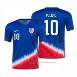 Camiseta Estados Unidos Jugador Pulisic 2ª 2024