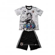 Camiseta Japon Anime Nino 25/26 Blanco