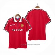 Camiseta Manchester United 1ª Retro 99-00
