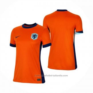 Camiseta Paises Bajos 1ª Mujer 2024