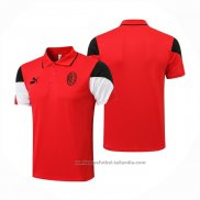 Camiseta Polo del AC Milan 21/22 Rojo