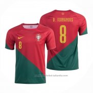 Camiseta Portugal Jugador B.Fernandes 1ª 2022