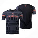 Camiseta Pre Partido del AC Milan 2022 Negro