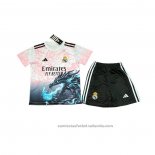 Camiseta Real Madrid Dragon Nino 25/26 Rosa