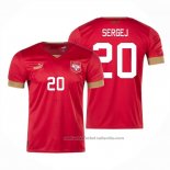 Camiseta Serbia Jugador Sergej 1ª 2022