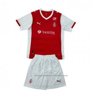 Camiseta Stade de Reims 1ª Nino 25/26