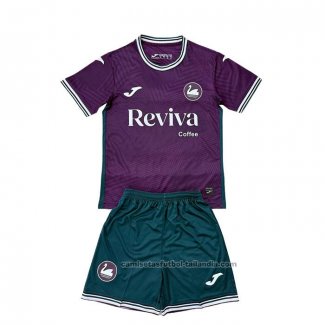 Camiseta Swansea City 2ª Nino 25/26