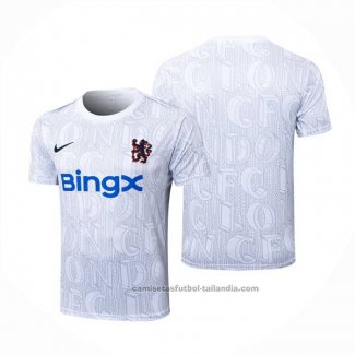 Camiseta de Entrenamiento Chelsea 25/26 Blanco