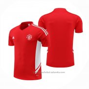 Camiseta de Entrenamiento Manchester United 22/23 Rojo