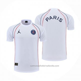 Camiseta de Entrenamiento Paris Saint-Germain Jordan 22/23 Blanco