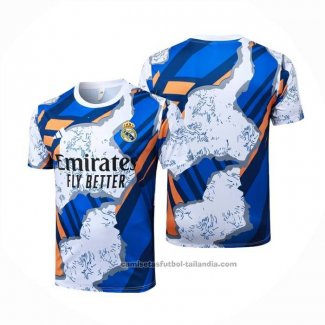Camiseta de Entrenamiento Real Madrid 25/26 Blanco Azul