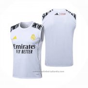 Camiseta de Entrenamiento Real Madrid Sin Mangas 25/26 Blanco