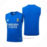 Camiseta de Entrenamiento Real Madrid Sin Mangas 25/26 Azul Blanco