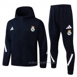 Chandal con Capucha del Real Madrid 25/26 Negro