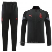 Chandal de Chaqueta del AC Milan 22/23 Negro