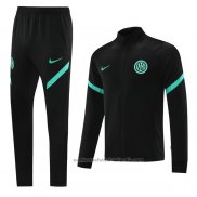 Chandal de Chaqueta del Inter Milan 21/22 Negro