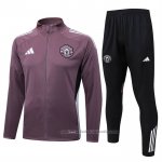 Chandal de Chaqueta del Manchester United 25/26 Marron
