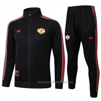 Chandal de Chaqueta del Manchester United 25/26 Negro