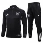 Chandal de Sudadera del Alemania Nino 25/26 Negro