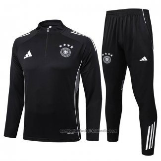 Chandal de Sudadera del Alemania Nino 25/26 Negro