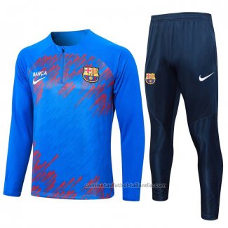 Chandal de Sudadera del Barcelona 24/25 Azul