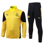 Chandal de Sudadera del Borussia Dortmund Nino 25/26 Amarillo