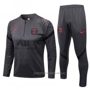 Chandal de Sudadera del Paris Saint-Germain 22/23 Gris