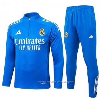 Chandal de Sudadera del Real Madrid 25/26 Azul