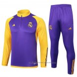 Chandal de Sudadera del Real Madrid 23/24 Purpura